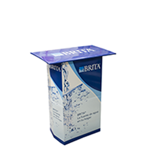 Mostrador rectangular